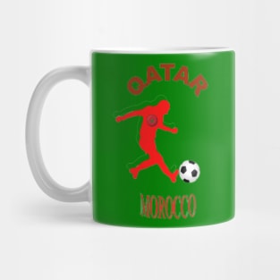 Qatar 2022.We support the Moroccan national team Mug